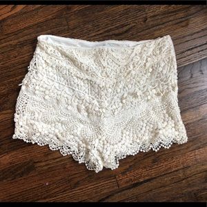 Lace shorts